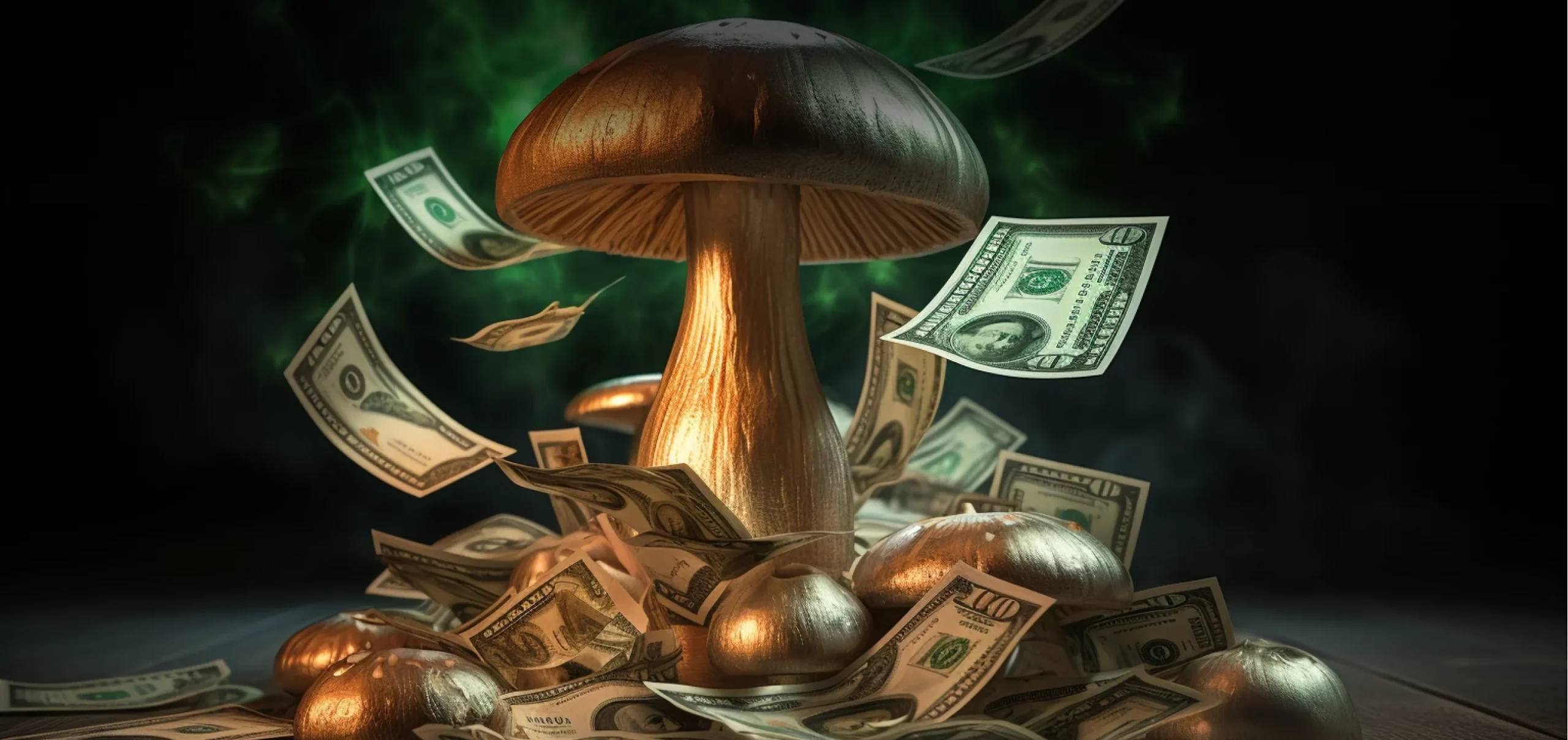 mushroom and money