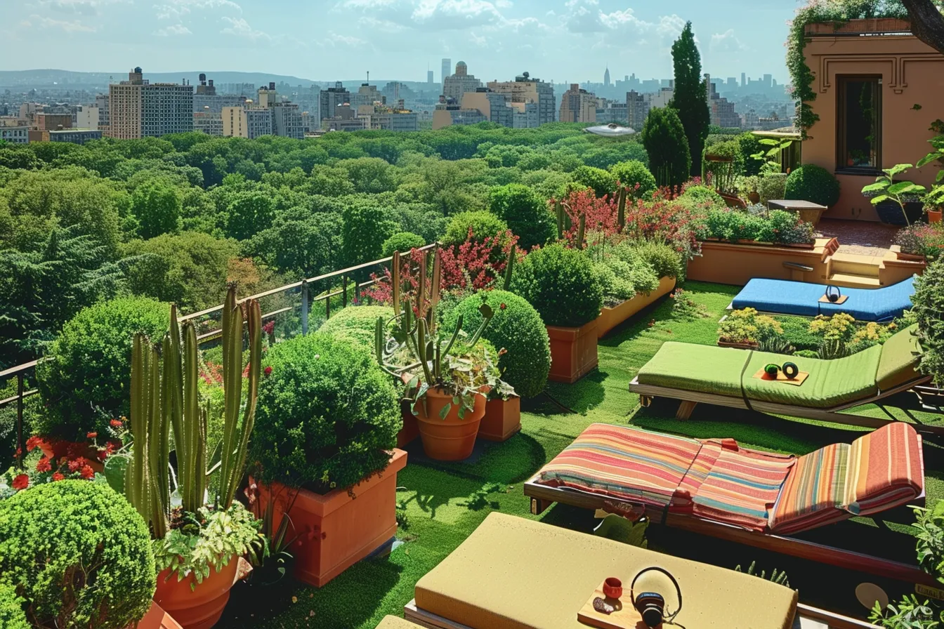 UCLA Rooftop Psychedelic Garden