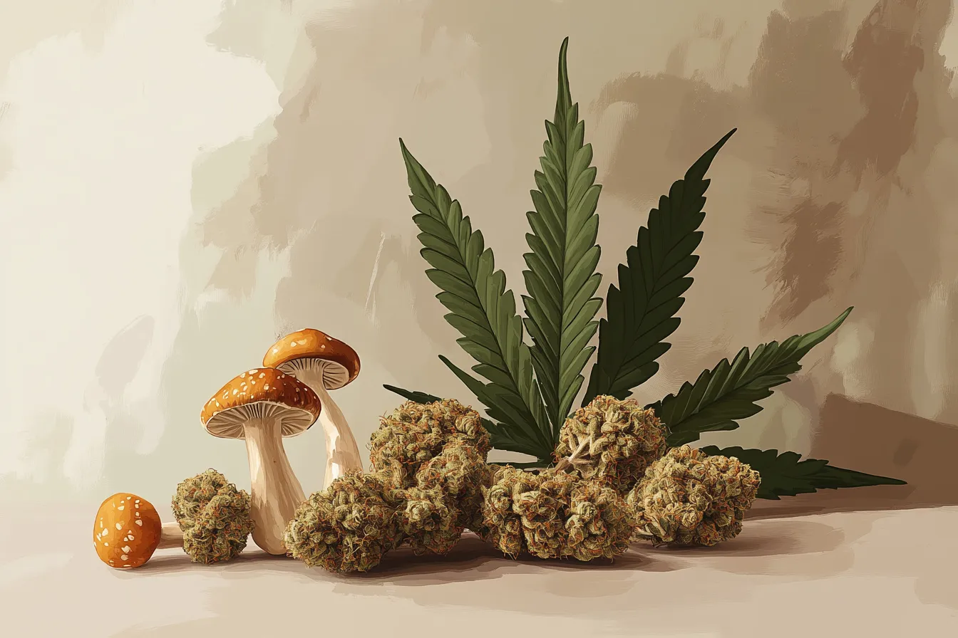 Cannabis and Psilocybin